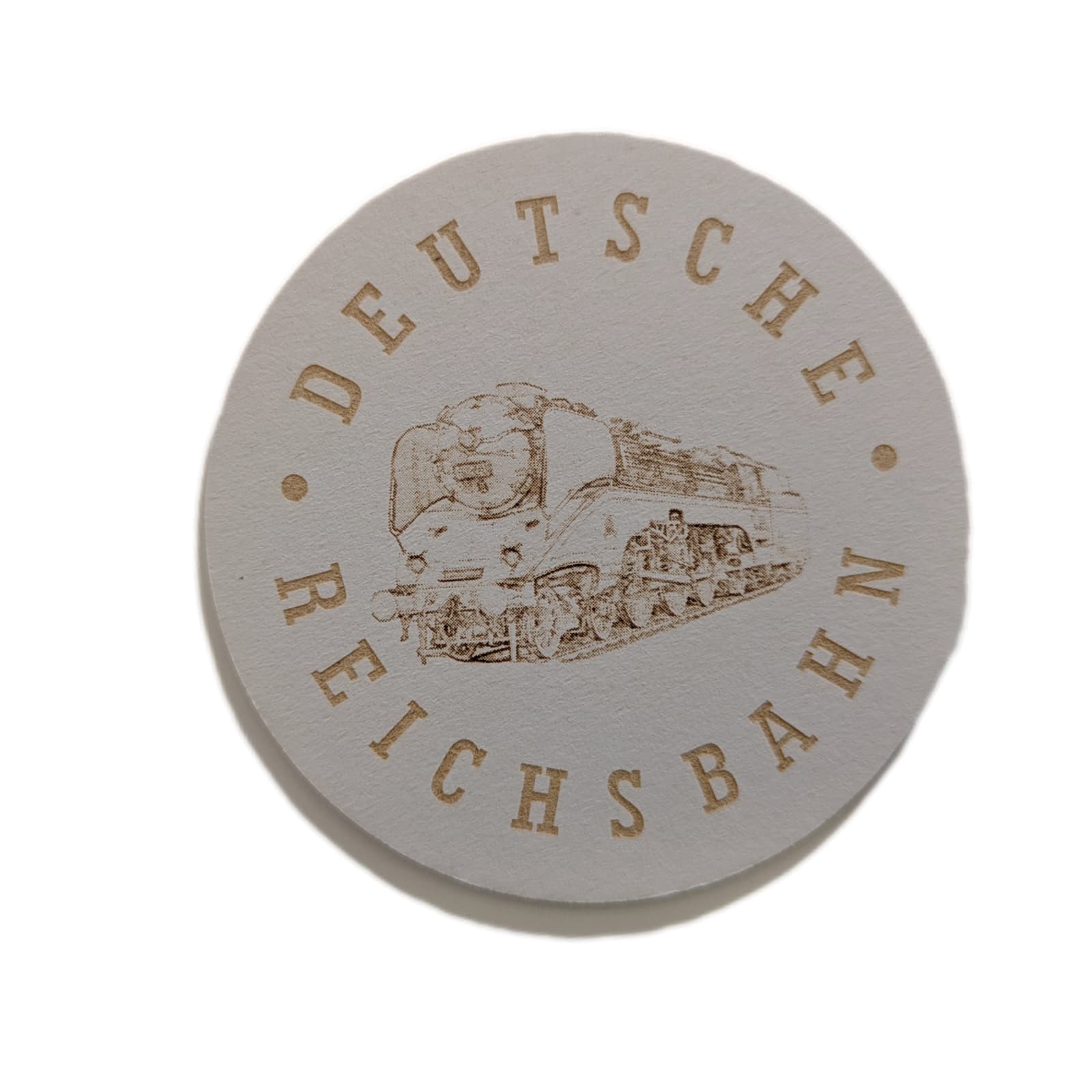Bierdeckel Set mit Reichsbahn Motiv