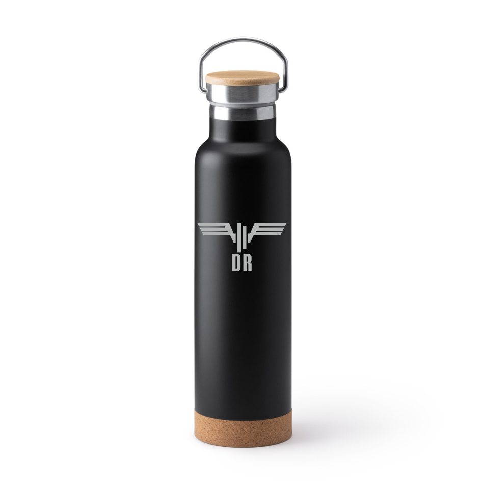 Thermoflasche mit Flügelrad der Deutschen Reichsbahn
