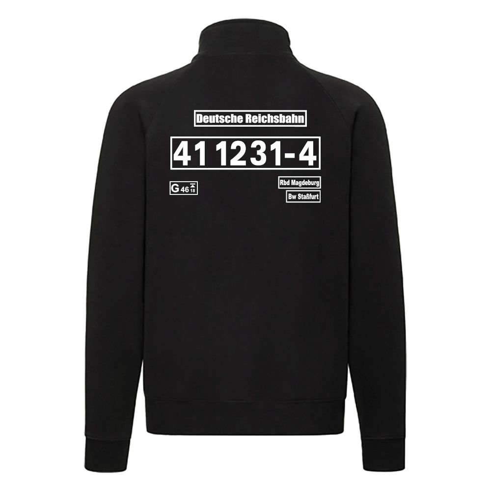 Sweat Half-Zip mit Loknummer