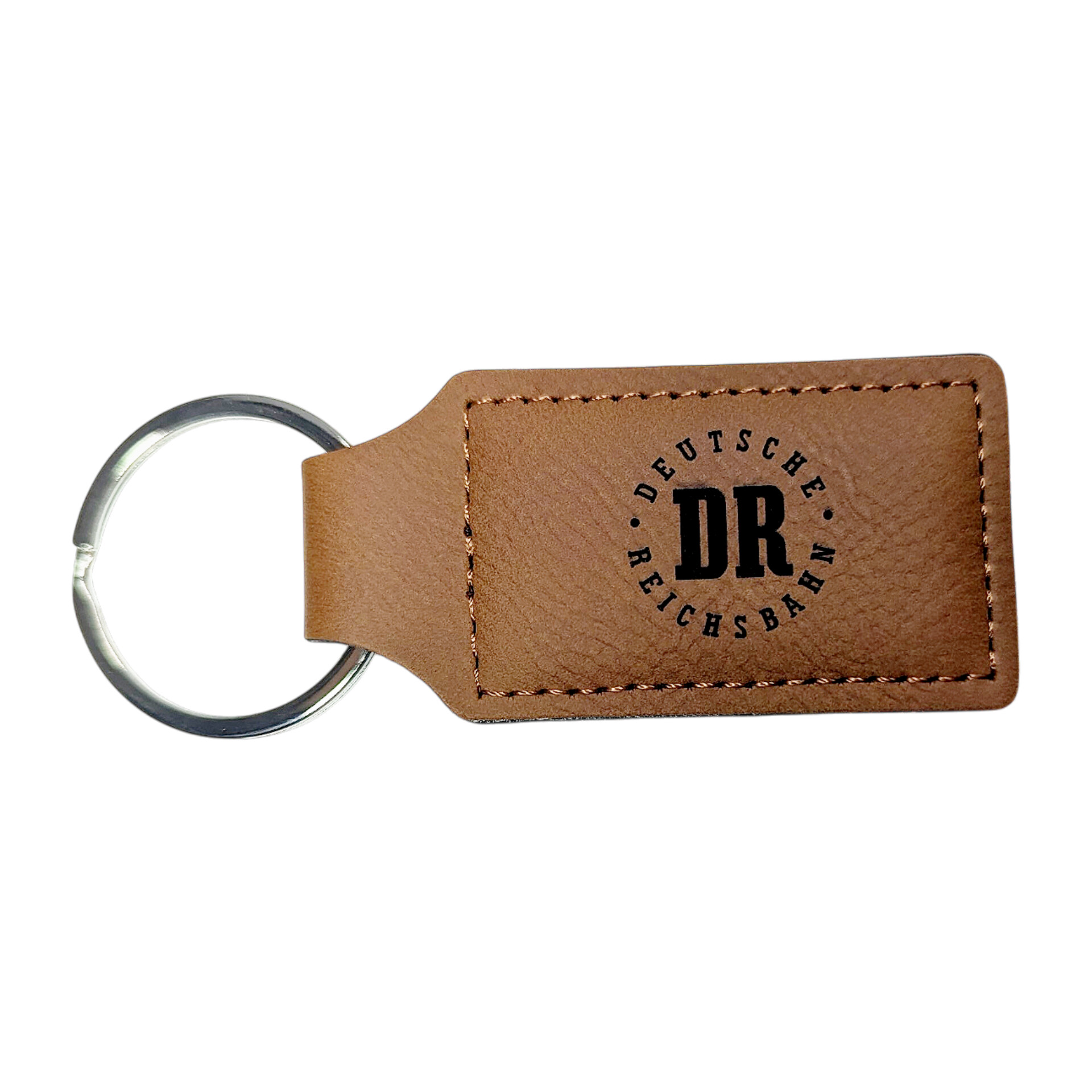 Schlüsselanhänger Leder mit DR Motiv