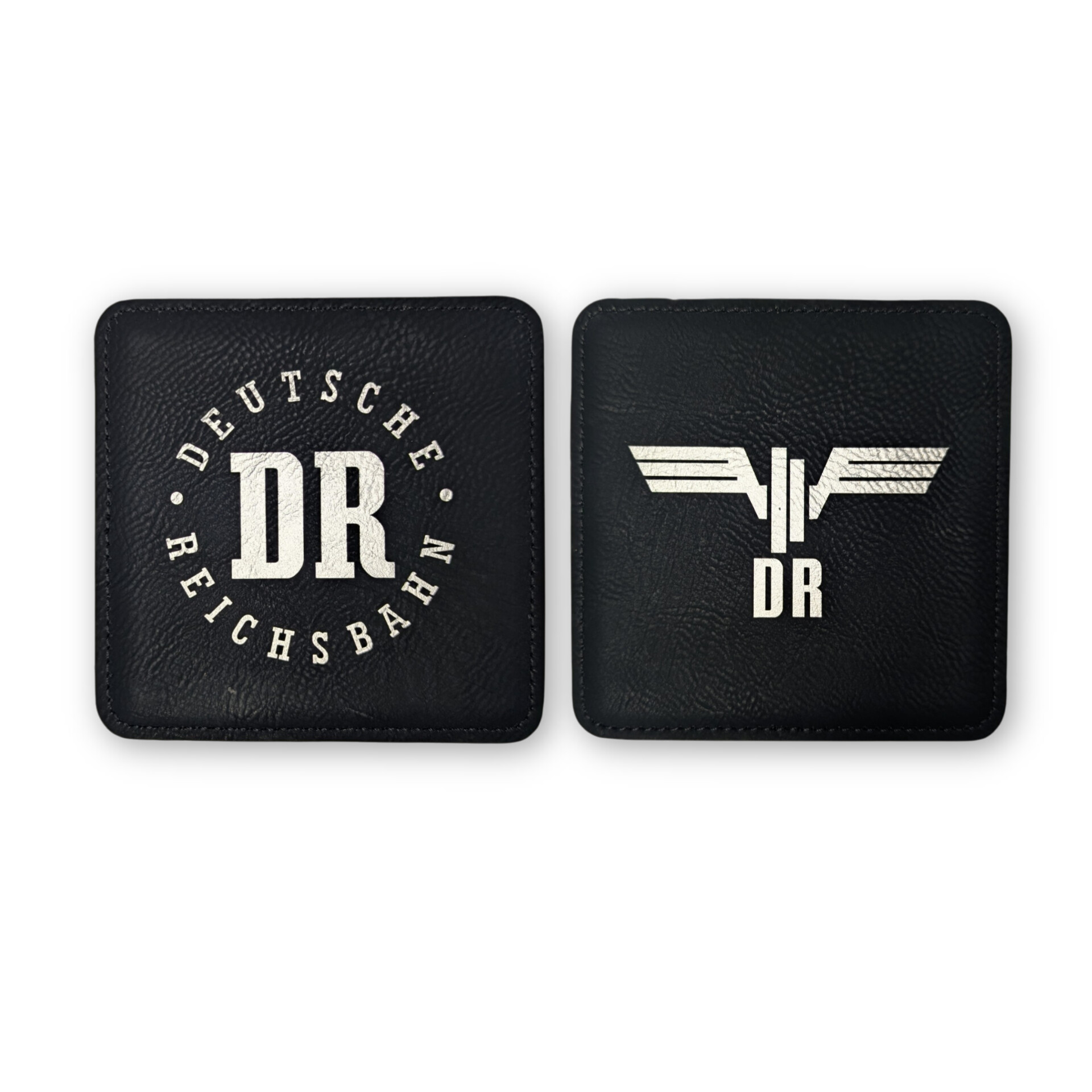 Untersetzer Leder mit DR Logo