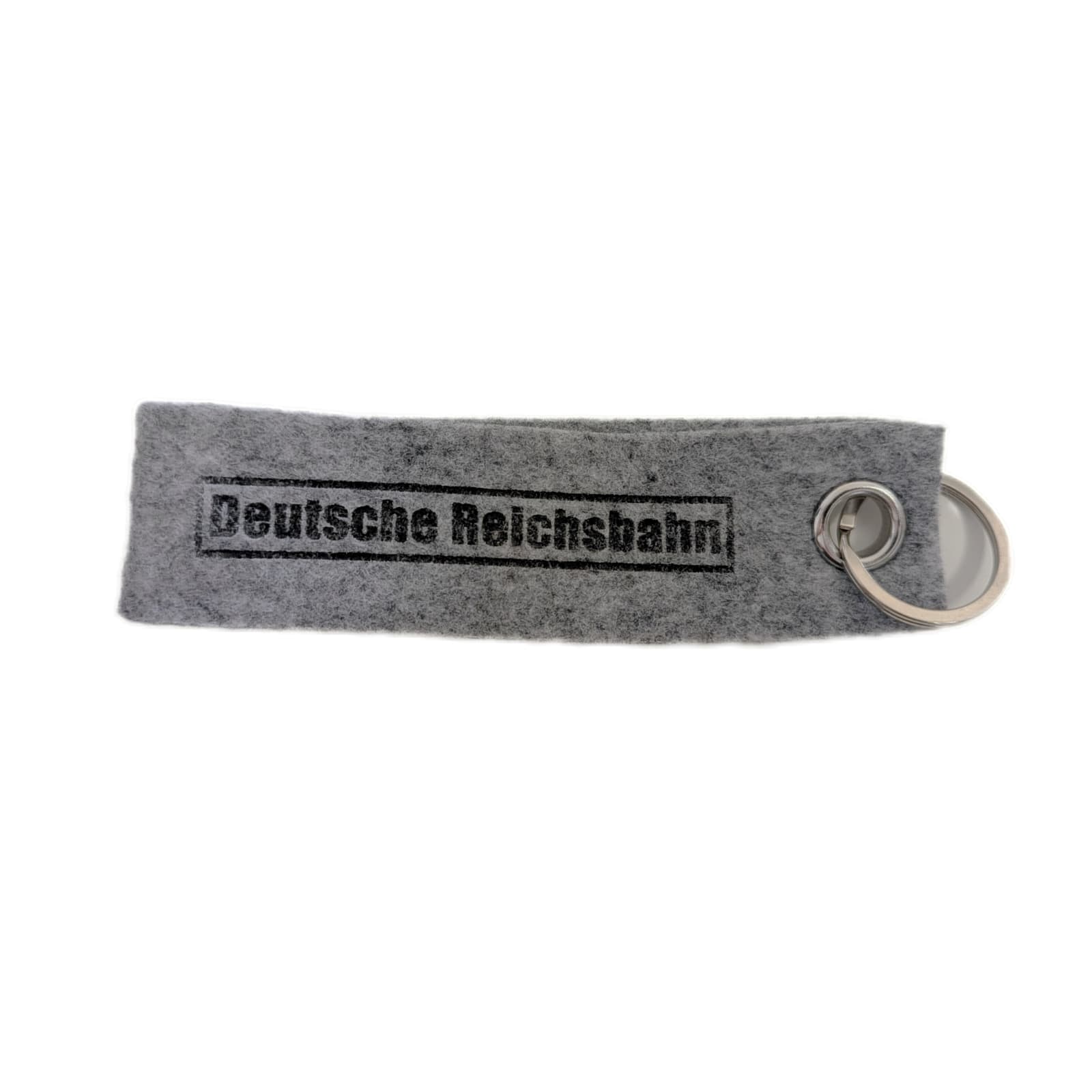 Filz Schlüsselanhänger mit Deutsche Reichsbahn Schriftzug