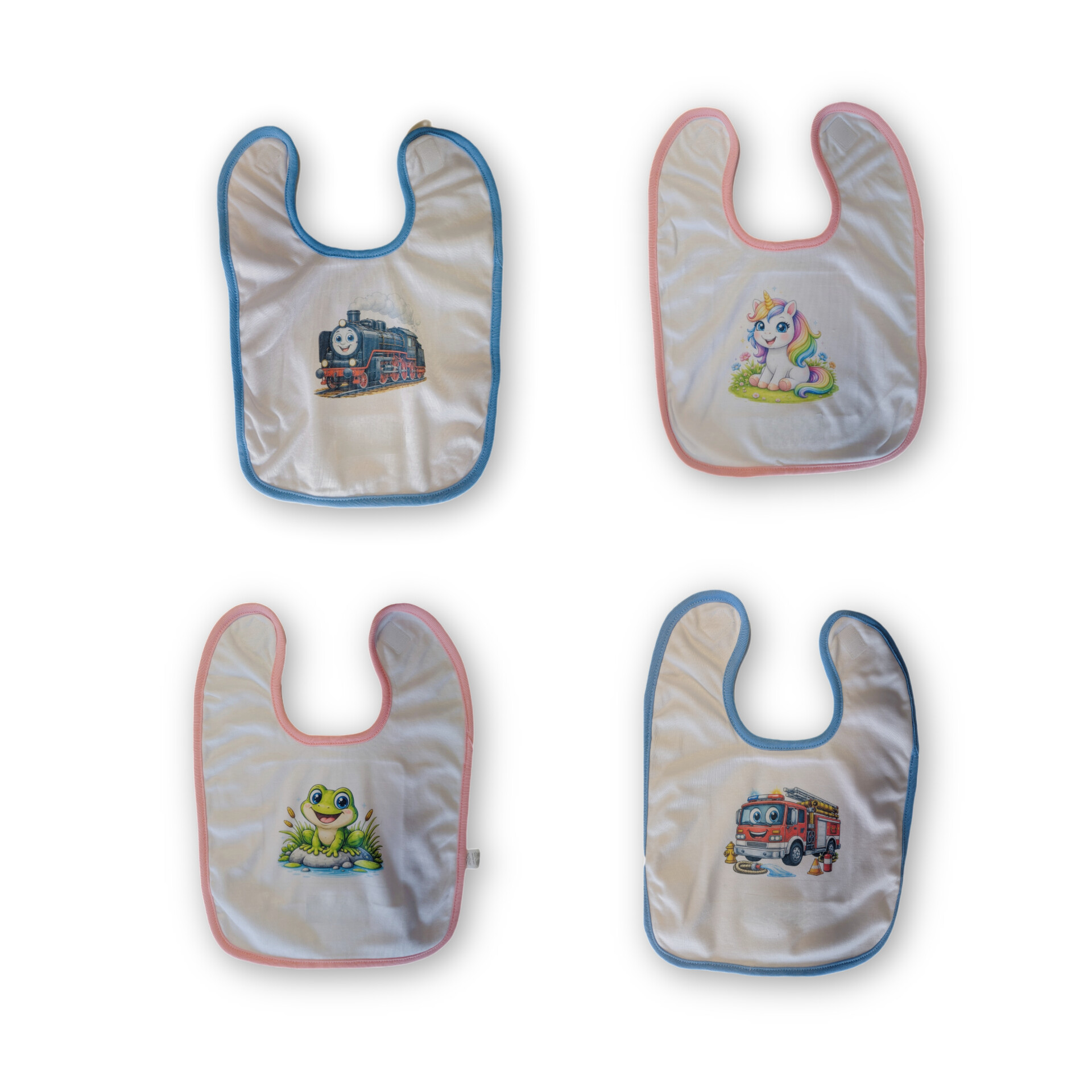 Baby Lätzchen mit Technik Motiven