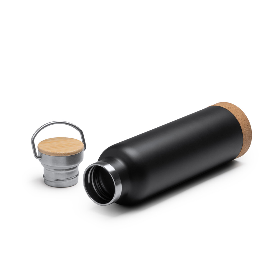Thermoflasche mit DR Logo