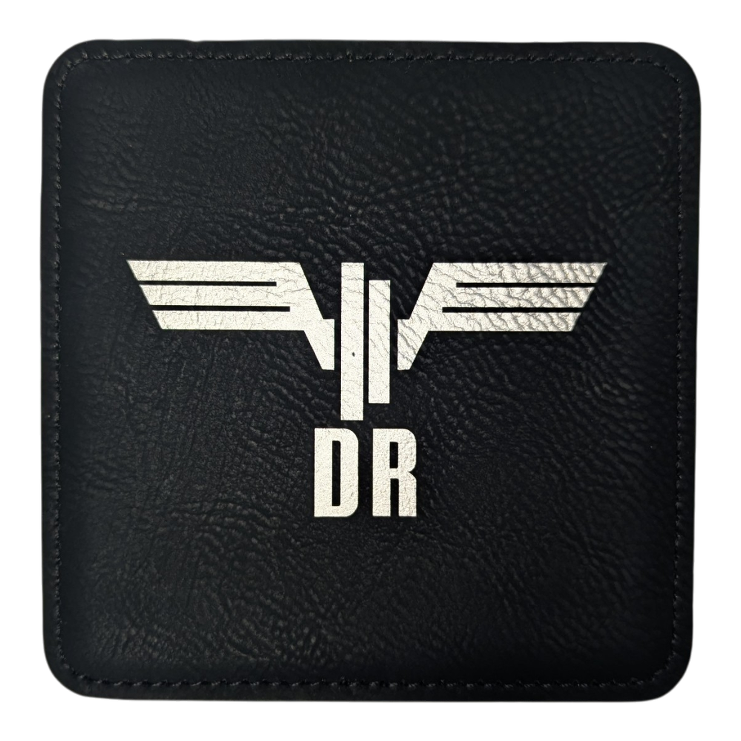 Untersetzer Leder mit DR Logo