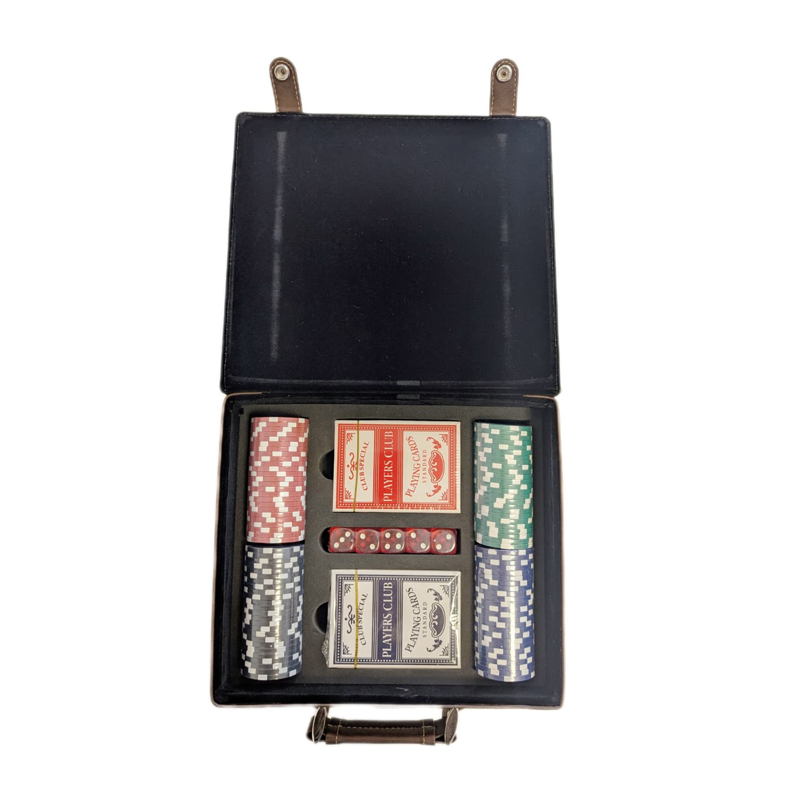 Pokerset mit DR-Gravur