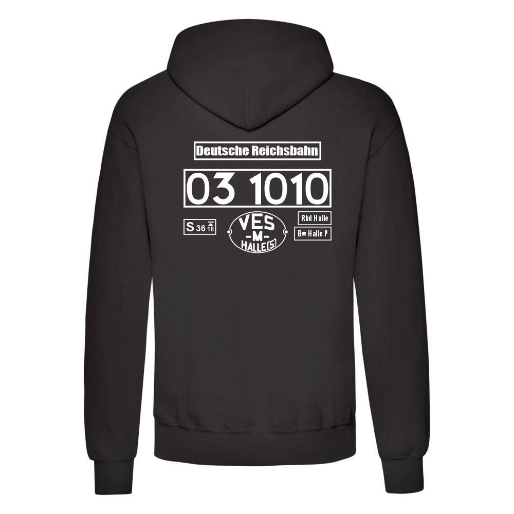 Hoodie Jacke mit Loknummer 031010 Größe S