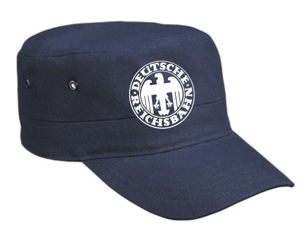 Dunkelblaue Kappe mit DRG-Logo