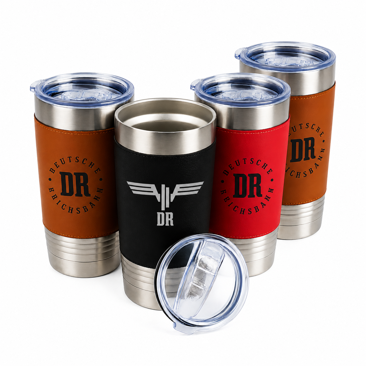 Thermobecher mit DR Logo